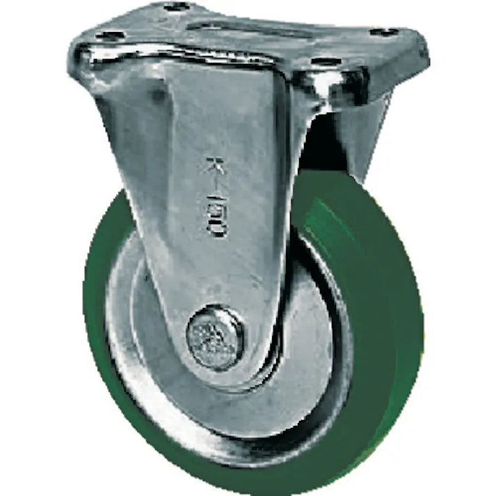 【CAINZ-DASH】シシクSISIKUアドクライス スタンダードプレスキャスター ウレタン車輪 固定 100径 UWK-100【別送品】