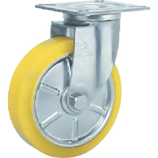 【CAINZ-DASH】シシクSISIKUアドクライス ステンレスキャスター 制電性ウレタン車輪付自在 SUNJ-100-SEUW【別送品】