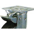 【CAINZ-DASH】シシクＳＩＳＩＫＵアドクライス 自在⇔固定切換キャスター　ゴム車輪　１３０径 NJK-130W【別送品】