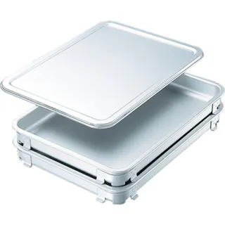 【CAINZ-DASH】日本メタルワークス 抗菌生鮮バット 8枚取 K02700000960【別送品】