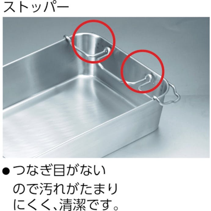 【CAINZ-DASH】日本メタルワークス エコクリーン ストッパー付給食バット 運搬型 穴明 E01400001892【別送品】 | 研究用