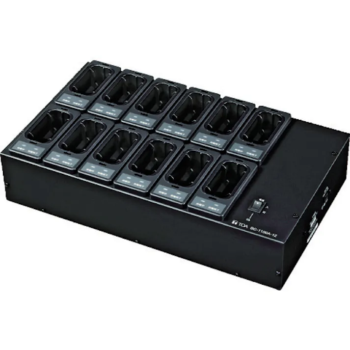【CAINZ-DASH】TOA ワイヤレスガイド用充電器 12台用 BC-1100A-12【別送品】