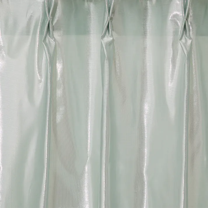 遮熱保温 レースカーテン ティエラ ライトグリーン 100×108cm 2枚組