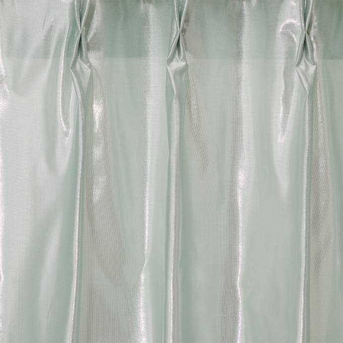 遮熱保温 レースカーテン ティエラ ライトグリーン 100×176cm 2枚組