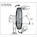 【CAINZ-DASH】スイデン 工場扇（大型扇風機）スタンド型　樹脂ハネ４５ｃｍ　単相１００Ｖ SF-45VS-1VP2【別送品】