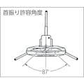 【CAINZ-DASH】スイデン 工場扇　スタンドタイプ（プラスチックハネ）５０ｃｍ　１００Ｖ SF-50FS-1VP【別送品】