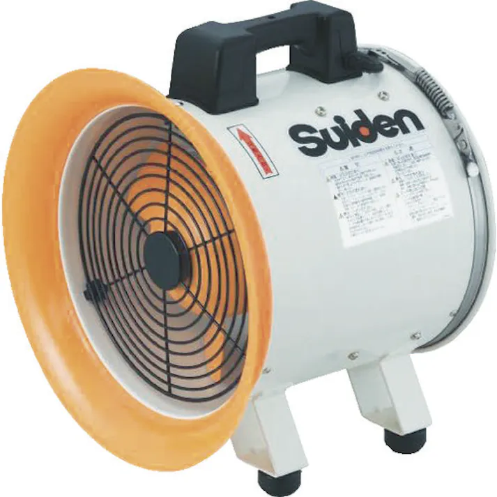 【CAINZ-DASH】スイデン 送風機(軸流ファンブロワ)ハネ200mm 単相100V SJF-200RS-1【別送品】