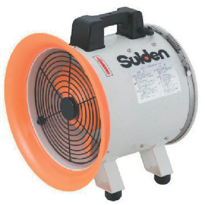 【CAINZ-DASH】スイデン 送排風機 ポータブル型 ハネ径288mm 三相200V SJF-300RS-3【別送品】