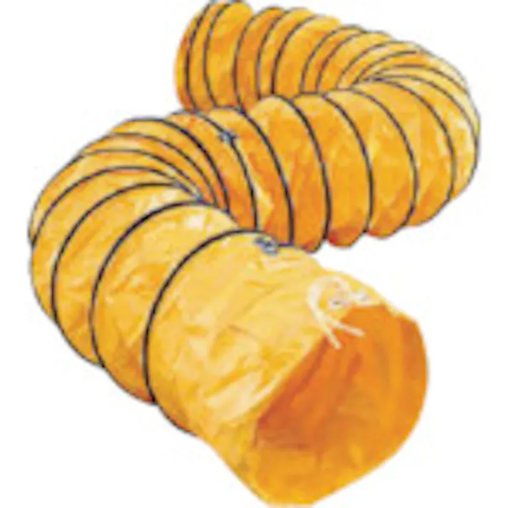 【CAINZ-DASH】スイデン 送風機用ダクト フレキシブル Φ280 5m 片ひも付き SJFD-280PC【別送品】