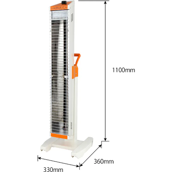 【CAINZ-DASH】スイデン 遠赤外線ヒーター ヒートスポット シングルタイプ 単相200V SEH-15A-2【別送品】