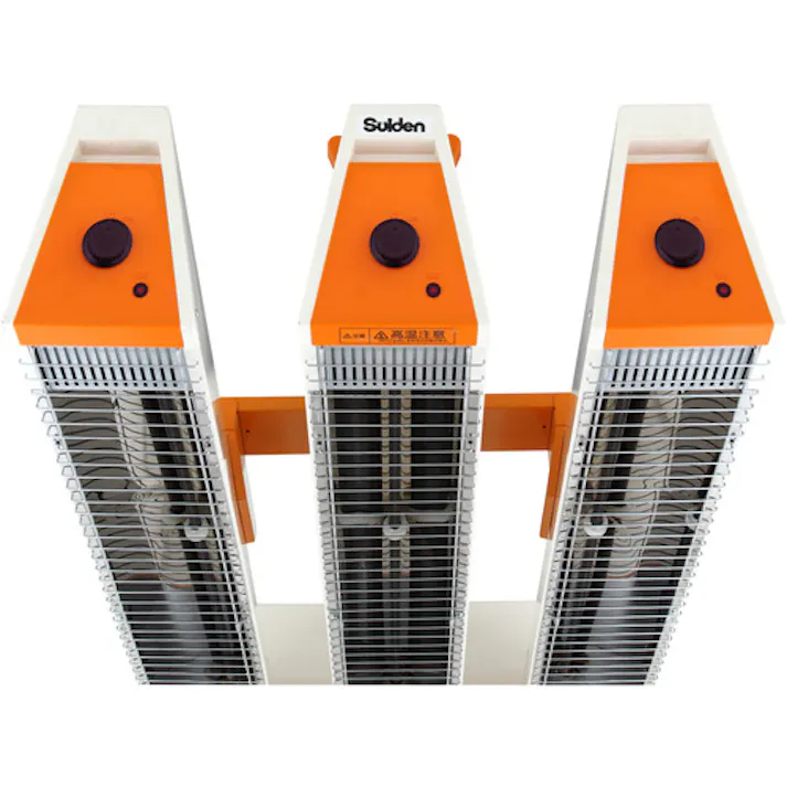 【CAINZ-DASH】スイデン 遠赤外線ヒーター ヒートスポット トリプルタイプ 3相200V SEH-45A-3【別送品】