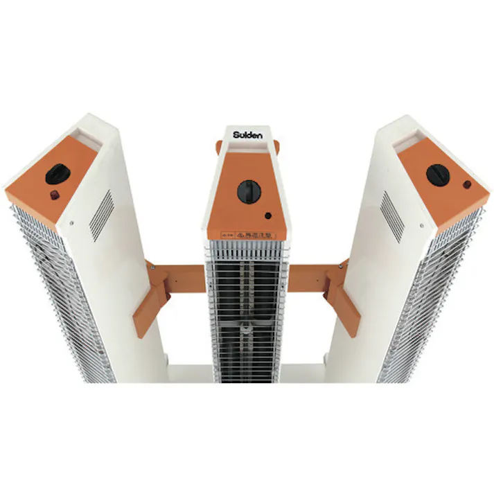 【CAINZ-DASH】スイデン 遠赤外線ヒーター ヒートスポット トリプルタイプ 3相200V SEH-45A-3【別送品】