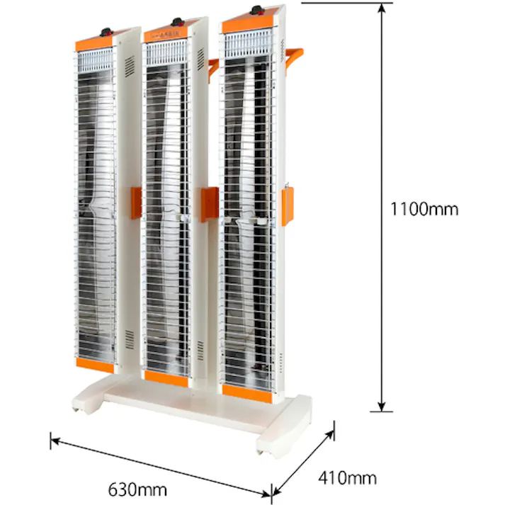 【CAINZ-DASH】スイデン 遠赤外線ヒーター ヒートスポット トリプルタイプ 3相200V SEH-45A-3【別送品】
