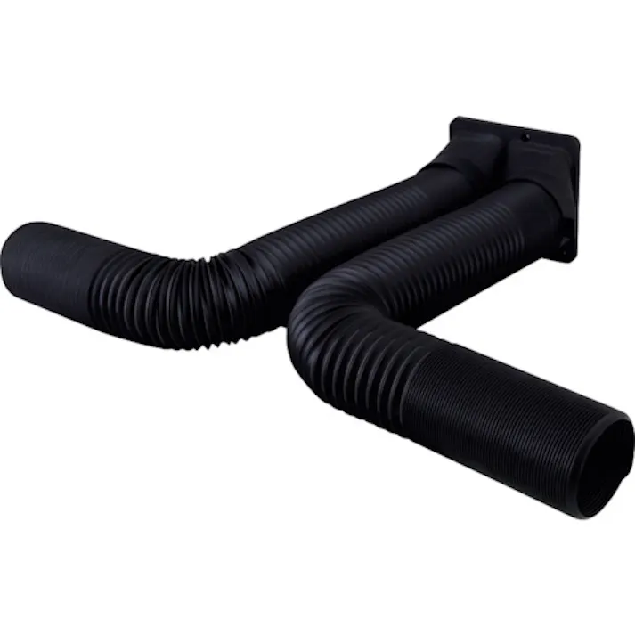【CAINZ-DASH】スイデン 排気ダクト2本(受け付き) SS-HDW-1SA-90-1.5M【別送品】