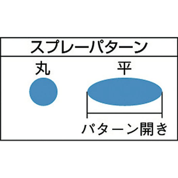 【CAINZ-DASH】アネスト岩田 液体塗布用自動スプレーガン（大形　簡易）　エア兼用タイプ　ノズル口径Φ０．５ TOF-20-05【別送品】