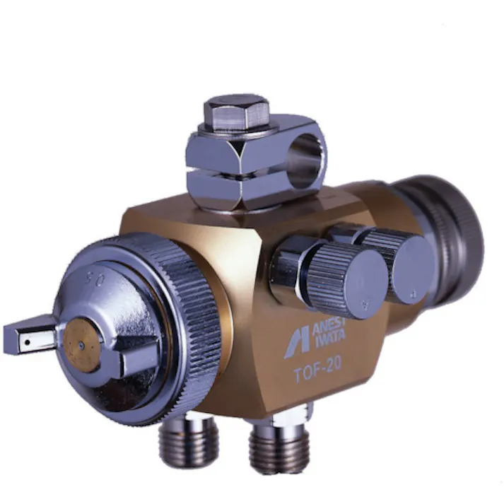 【CAINZ-DASH】アネスト岩田 液体塗布用自動スプレーガン(大形 簡易) エア兼用タイプ ノズル口径Φ1.3 TOF-20-13【別送品】