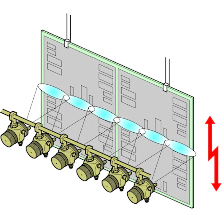 【CAINZ-DASH】アネスト岩田 液体塗布用自動スプレーガン(小形 簡易) ノズル口径Φ2.0 取付口(エア・液体):G1/8 TOF-5B-20【別送品】