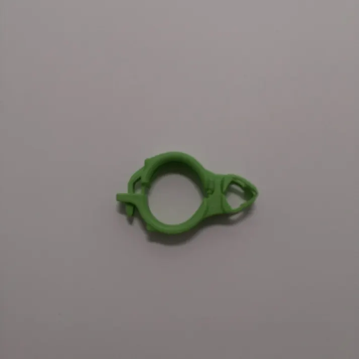 シーム しちゅうキャッチ 緑 11mm 24P