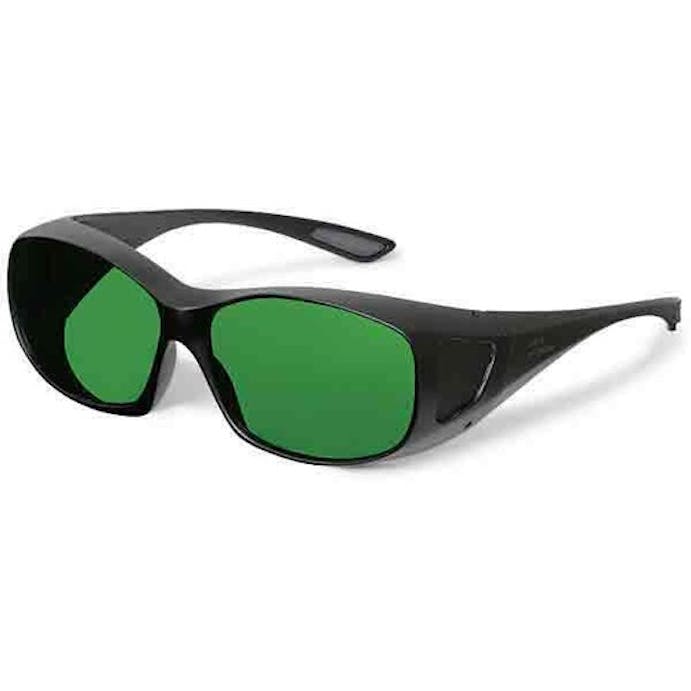 【CAINZ-DASH】理研オプテック レーザー用二眼型保護メガネ（ＹＡＧ・ファイバー用）メガネ併用可 RSX-4 YG【別送品】