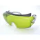 【CAINZ-DASH】理研オプテック レーザー用一眼型保護メガネ CO2用 メガネ併用可 グリーン RS-80 V【別送品】