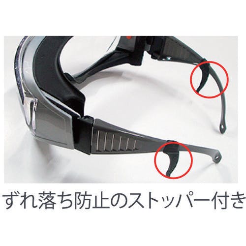 CAINZ-DASH】理研オプテック 防曇ゴグル型保護メガネ（無気孔型