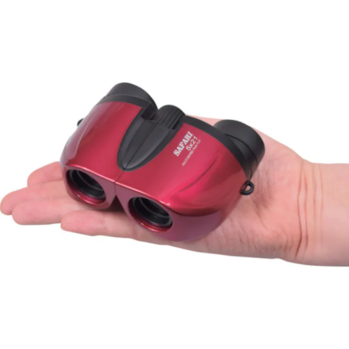 【CAINZ-DASH】サイトロンジャパン コンパクト広視野5倍双眼鏡 SAFARI5X21 レッド SAFARI5X21RD【別送品】