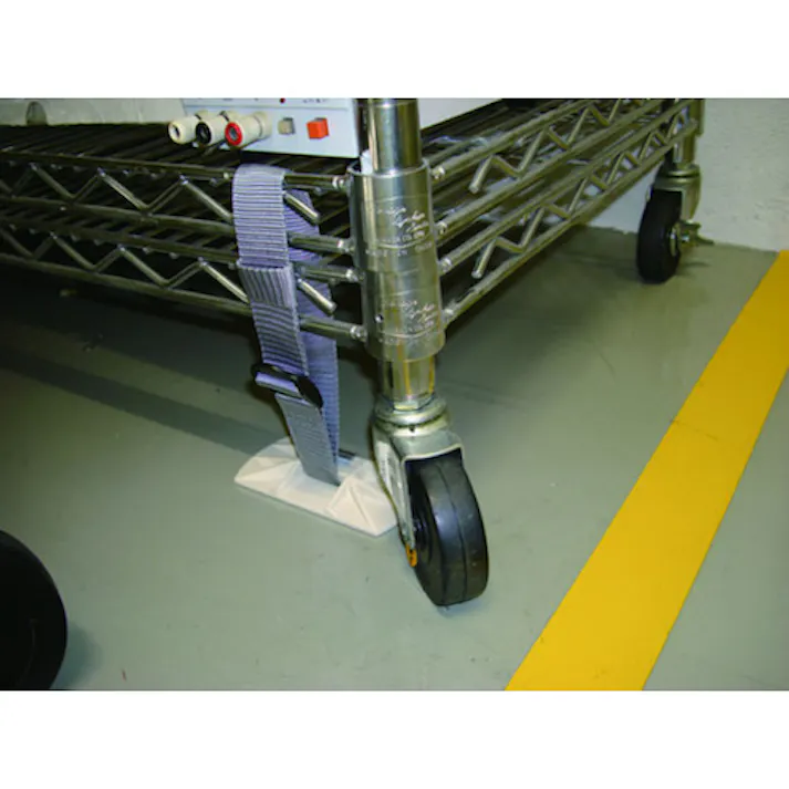 【CAINZ-DASH】ミドリ安全 キャスターフレームホルダー LH-805B(2個入り) LH-805B2P【別送品】