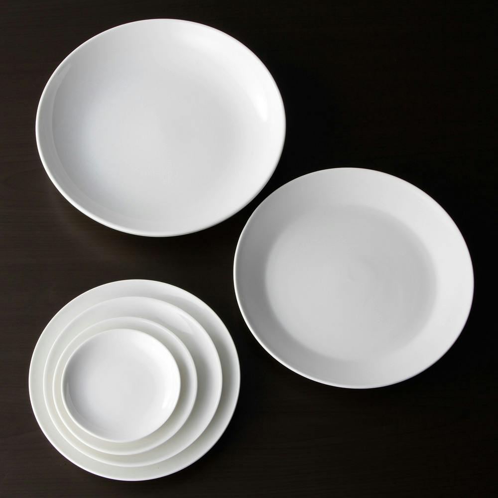 丸型白皿 27cm (12枚セット) 丸皿白磁 12cm | 食器・グラス・カトラリー 通販
