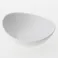 楕円ボウル 中 白磁 HA4643