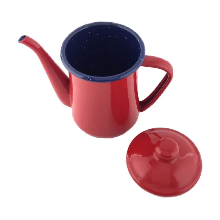 ホーローコーヒーポット 650ml レッド HA4966