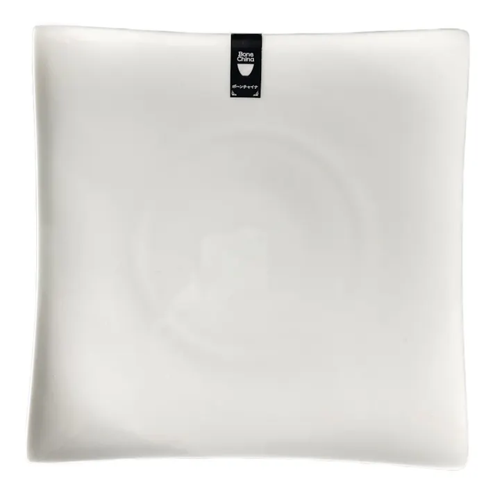 ボーンチャイナ角型プレート20cm HA4979