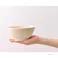 軽スタ軽量磁器食器 飯椀大 クリーム HA5815