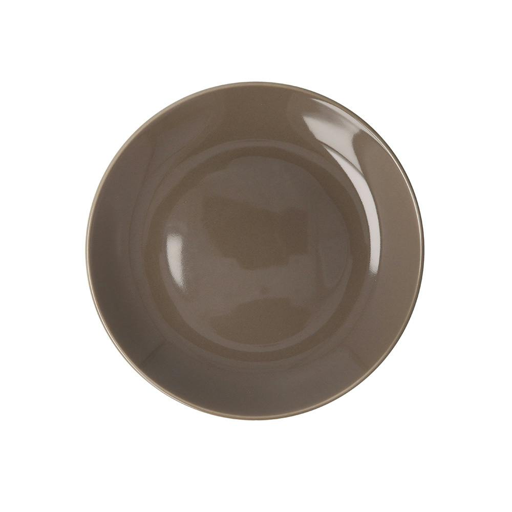 軽スタ軽量磁器食器 15cmプレート小 ブラウン | 食器・グラス