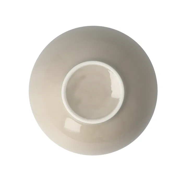 軽スタ軽量磁器食器 ラーメン丼ぶり ワームグレー