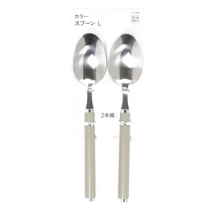 カラースプーンL 2本組 ワームグレー