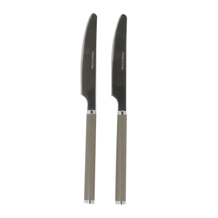 カラーナイフL 2本組 ブラウン HA5870