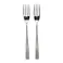 手になじむステンレス製デザートフォーク 2本組