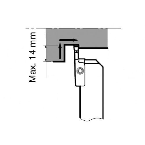 【CAINZ-DASH】タンガロイ マイティー・シリーズ　外径用バイト　ＣＧＷＳＲ／Ｌ－ＧＰ CGWSR2525-FLR4GP【別送品】