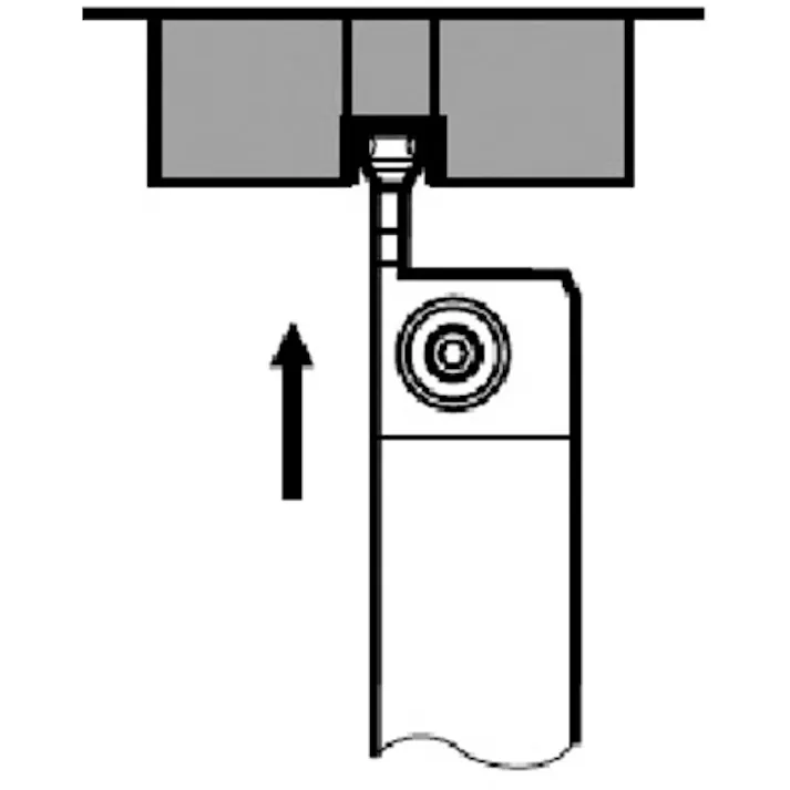 【CAINZ-DASH】タンガロイ マイティー・シリーズ 外径溝入れ・旋削加工用バイト CGSSR/L CGSSL2020-40【別送品】