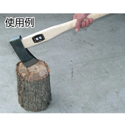 CAINZ-DASH】豊稔企販 割斧 １．５ｋｇ 木割り、薪割り用 刃長８０ｍｍ 