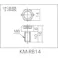【CAINZ-DASH】カネテック 六角形永磁ホルダ おねじ付 KM-RB14【別送品】