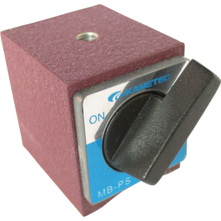 【CAINZ-DASH】カネテック マグネットホルダ台 吸着面:底面(V形) 吸着力300N MB-PS【別送品】