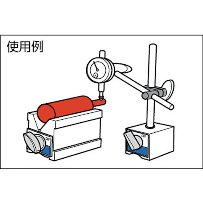 【CAINZ-DASH】カネテック マグネットV形ホルダ KVA-3A【別送品】