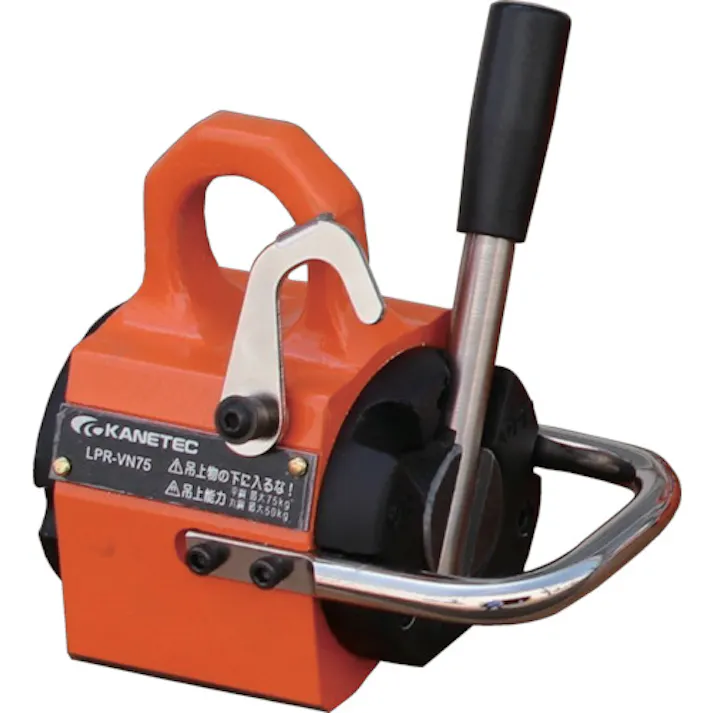 【CAINZ-DASH】カネテック 小型永磁リフマ 鋼板・丸鋼兼用 LPR-VN75【別送品】