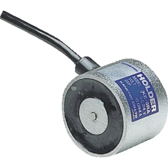 【CAINZ-DASH】カネテック 自動釈放形電磁ホルダ 径30mm×高さ25mm KE-3RA【別送品】