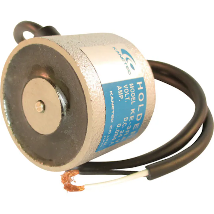 【CAINZ-DASH】カネテック 自動釈放形電磁ホルダ 径40mm×高さ25mm KE-4RA【別送品】