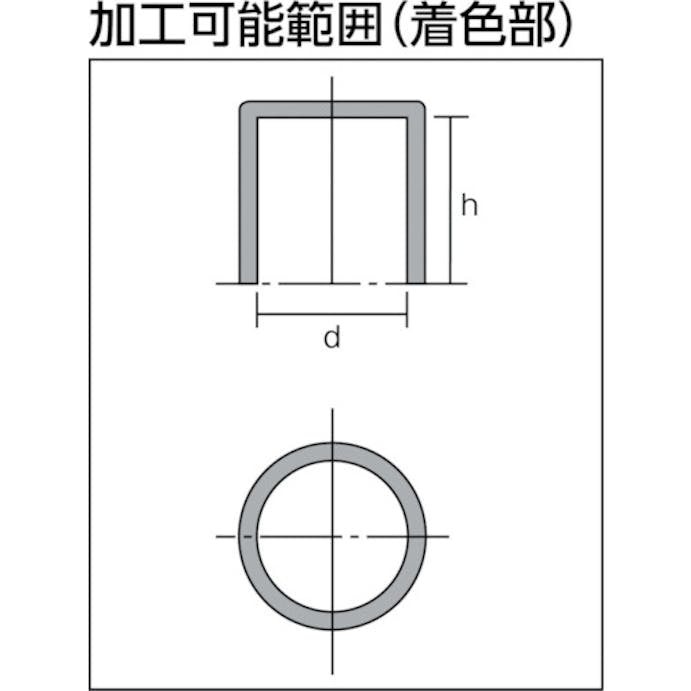 【CAINZ-DASH】カネテック 永磁ホルダ　アルニコ磁石　外径１０ｍｍ　円形・ねじ穴あり KM-T001【別送品】