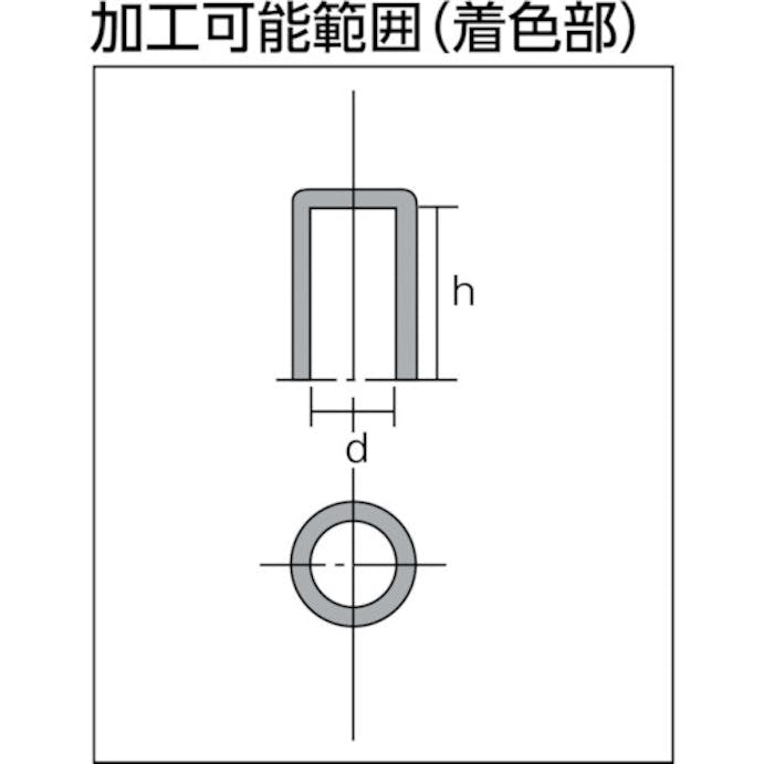 【CAINZ-DASH】カネテック 永磁ホルダ　サマリウムコバルト磁石　外径５ｍｍ　円形・外径ｈ公差 KM-0005【別送品】