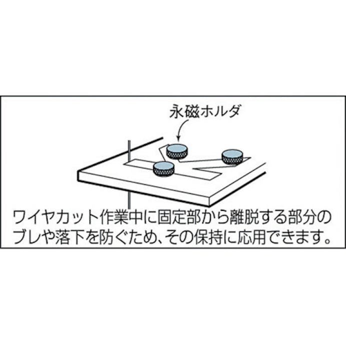 【CAINZ-DASH】カネテック 永磁ホルダ（サマリウムコバルト磁石）　メッキ仕様 KM-0010H【別送品】