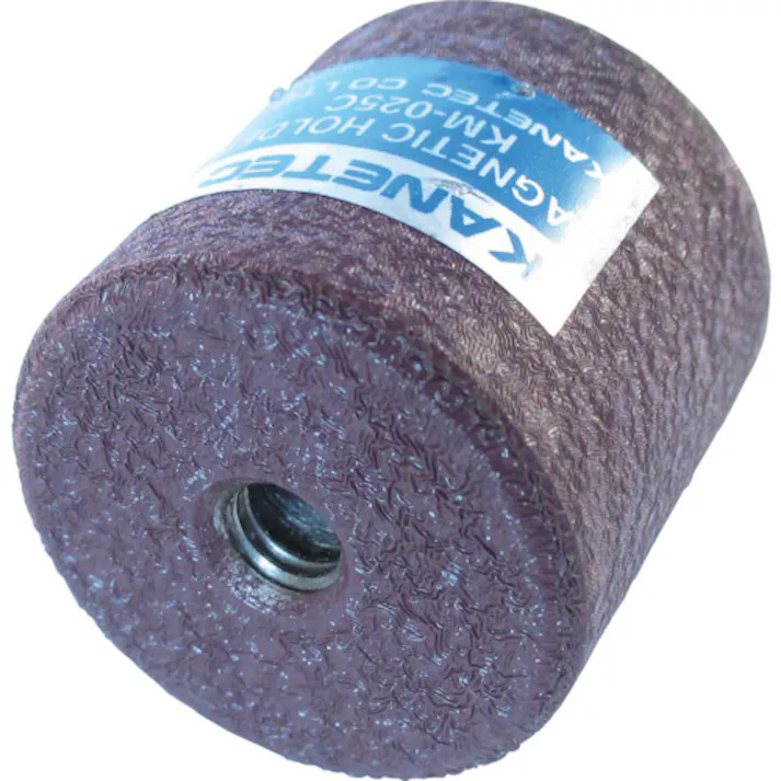 【CAINZ-DASH】カネテック 永磁ホルダ ネオジム磁石 円形・ねじ穴あり 外径26mm KM-025C【別送品】